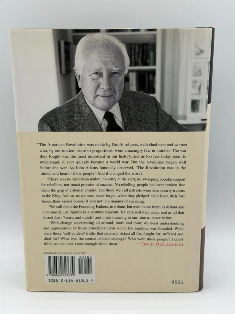 John Adams by David McCullough (Hardcover Book, 2001)